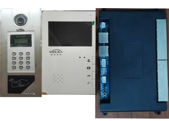 威玛网电模拟解码楼宇对讲全套维护资料